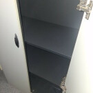 ARMARIO MEDIANO BLANCO CON 2 BALDAS